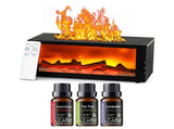 Upgraded 300ml Fireplace Diffuser Essential Oil 7 Colorful Large Flame Fire Humidifier Changing 84741090