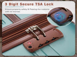 Hardshell Luggage Sets with Bags Lightweight Suitcase Double Spinner Wheels with TSA Lock ,Single N732P193484M