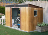 6ft x 5ft Outdoor Metal Storage Shed with Window and Transparent plate for Garden, Lawn 92827760
