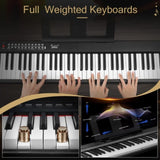 ZNTS [AM not for sale] GPP-106 88 Key Folding Piano Semi-Weighted Standard Keyboards Digital Piano 76336568