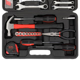 ZNTS 148pcs Iron Household Tool Set Red 08695817