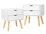 40*30*60cm Simple And Modern White Cabinet, Wood Color Legs, MDF Spray Paint, High Legs, Two 44698952