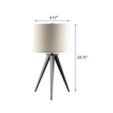 ZNTS Grey and Black Tripod Floor Lamp B062P153732