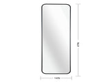 Black 47 x 14IN Door mirror. W2203P310392