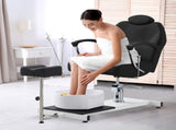 Pedicure Station Chair W/Footrest and Foot Basin, 360 Swivel Reclining Pedicure Chair w/Hydraulic 22388974