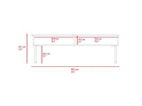 Carbon Espresso and Onyx 1-Shelf Lift Top Coffee Table B06280128