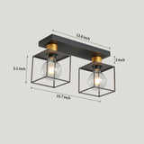 ZNTS Kimbler 2-Semi Flush Mount Kitchen Pendent Light[No Bulb][Unable to ship on weekends, please place 96808961