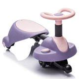 6V Kids Ride On Electric Wiggle Car,Flashing & Shock absorbing PU Wheels For Effective Floor W1578P213376
