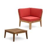 GRENADA CORNER AND COFFEE TABLE, RED 63888.00RED