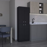 Lynch Kitchen Pantry Storage Cabinet 71" Height, With 4 Doors, 5 Adjustable Shelves, Freestanding B200P188841