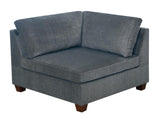 1pc Corner wedge Grey Chenille Fabric Modular Corner wedge Sofa Living Room Furniture B011106630