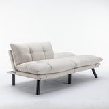 Cream Convertible Folding Modern sofa Bed W570124915