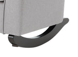 Light Grey Rocking Chair with Track Arm B062P215454