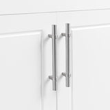 30" Bathroom Vanity with Sink, Multi-functional Bathroom Cabinet with Doors Drawers, Solid Frame WF308203AAK