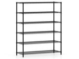 6-Tier Heavy-Duty Metal Storage Shelving, 4800 LBS Total Capacity Adjustable Utility Rack 48983420