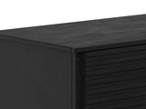 89 inch TV Stand for TVs up to 100 inches, No Assembly Required, Black Finish B108P255354