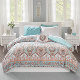 ZNTS Queen Boho Comforter Set with Bed Sheets B03595870