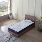 6 Inch Twin Mattress, Foam and Spring Hybrid Mattress in a Box, Medium Soft, Breathable Fabric & W3203P290451