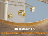 26"X38" Arched Bathroom Mirror, Wall Mounted Mirror with Aluminum Alloy Frame, Bathroom Mirror for 85896465