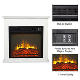 SF103-18G HA209-25 18 Inch White Wood Cabinet Style 1400W Single Color / Fake Wood / Heating Wire / 67440467