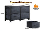 Black Embossed, P2 Particle Board Non-woven Fabric Drawers, Melamine Faced, 46234855