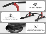 Adjustable Pull Up Bar & Dip Station - 10 Height Settings, 400LBS Capacity, Multifunctional Home Gym 02643373