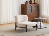 25.5" Modern Boucle Lounge Chair with Solid Wood Frame, Soft and Durable Boucle Upholstery, Perfect N767P256376B