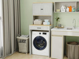 Over the Washer, Dryer and Robot Vacuum Storage Cabinet suitable for Compact Washing Machines, W1120P327070