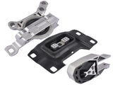 3Pcs Engine Mount Set A5592 A5520 A5612 for 2013-2016 Ford Escape 1.6L, 2017-2019 1.5L 92054507