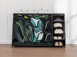 Black Wooden Golf Bag Storage Rack 76862665