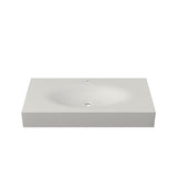 42'' Solid surface Basin, Matte White Color T3785P491210