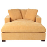 Mirod 53.5''*70.9'' Oversized Chaise, Lounge Chair - Classic Design, Soft Fabric, Easy Assembly, N760P196662Y