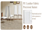 Modern Style Dining Chairs Set of 6 in White, Essential for Minimalist Homes.Meeting Family Dining W2920P264325