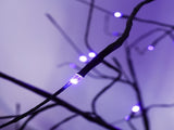 3 Pac Halloween Spooky Tree with Purple Lights, 4FT 5FT and 6FT, Lighted Black Tree for Halloween 02082078
