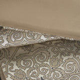 Cal King 7 Piece Jacquard Comforter Set with Throw Pillows B035128852