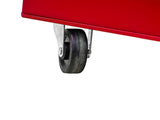Detachable 5 Drawer Tool Chest with Bottom Cabinet and One Adjustable Shelf--Red 24206924