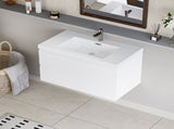36" Floating Bathroom Vanity with Sink, Modern Wall-Mounted Bathroom Storage Vanity Cabinet with W1920P222759