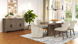 Cocoa and Ivory Swivel Barrel Chair B2699P293895