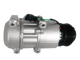 A/C Compressor 12V 6 Grooves Fit for Hyundai Palisade V6 3.8L 2020-2022 105mm DVE18N with Clutch 05370451