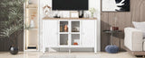 U-Can 47.2'' Retro TV Stand for TVs up to 43 Inches, Entertainment Center Media Console Cabinet with N724P233371K