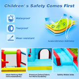 7 in1 Inflatable slide water park bouncing house outdoor Soccer garden bouncer with Splash pool & W167790010