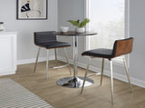 Adjustable Contemporary Bar Table in Brown B202P223291