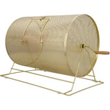 Raffle Drum,Holds 10000 Tickets or 300 Ping Pong Balls, Metal Lottery Spinning Drawing with Wooden W465P234498
