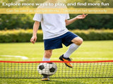 10ft Portable Multi-Sport Net Set - Soccer Tennis/Pickleball/Badminton/Mini Tennis with Sideline for 92854519