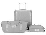 Luggage Sets 3 Piece, PP Luggage Set, Suitcases with Wheels, Hardside Hard Shell Travel Luggage with 48075426