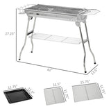 ZNTS Portable Charcoal Grill /BBQ Grill （Prohibited by WalMart） 80273189