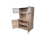 Tall Storage Cabinet, 31.50" W x 19.69" D x 65.75" H, Freestanding Indoor & Outdoor Storage Cabinet W3895P551346