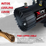 XPV Electric Winch 10000 LBS 12V Synthetic Rope Load Capacity Red Rope Jeep Towing Truck Off Road W121883548