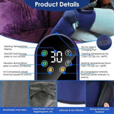 Cordless Knee Massager Heated Knee Brace Wrap Electric Knee Heating Pad with 5-Level Heating 3-Level 58243632
