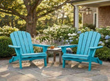 Wood Patio Chair for Garden Outdoor Wooden Folding Embossed Adirondack Chair Solid Wood W1390P462315